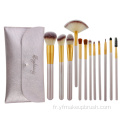 Brosse de maquillage cosmétique cosmétique personnalisé 24pcs